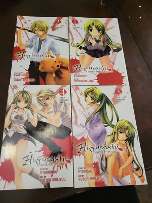 Higurashi When They Cry Eye Opening Complete Arc Volumes 1-4 English Manga