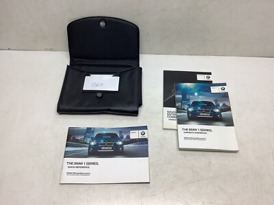 BMW 1 SERIES F20 F21 HANDBOOK NAV OWNERS MANUAL WALLET BOOK PRE LCI
