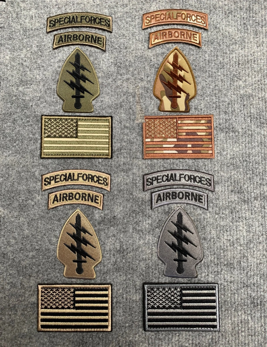 Special Forces Airborne Ranger Green Army Morale Patch for UBACS & Bergen,  SF | eBay