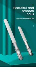 Double Sided Nail Files Stainless Steel Manicure Pedicure Grooming tools