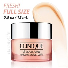 Clinique All About Eyes .5 oz. / 15 ml FULL SIZE - BRAND NEW FRESH 