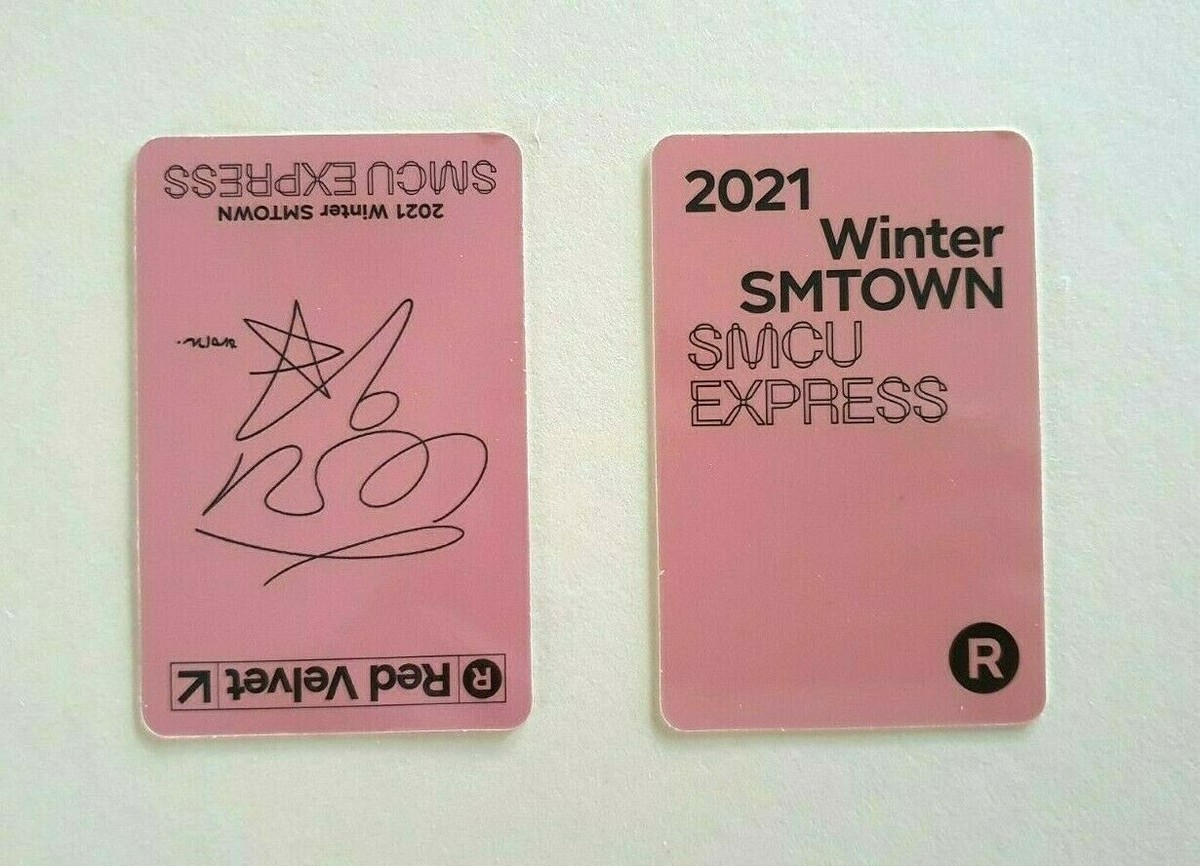 SMCU EXPRESS 2022 red velvet アイリーン トレカ Red Velvet 2021 Winter SMTOWN SMCU Express Photocard