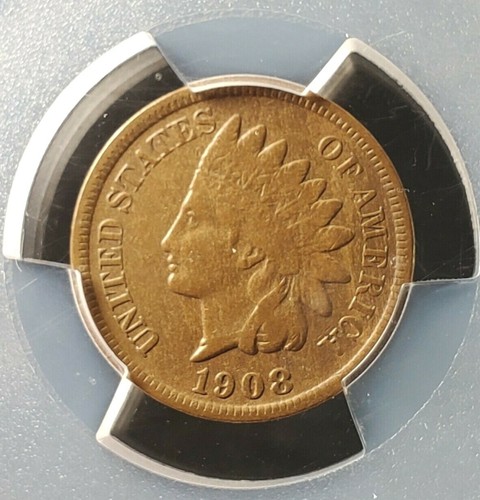 1908-S Indian Head Cent PCGS VF25 2232.25/39231224 Exquisite Coin Rare - Picture 5 of 10