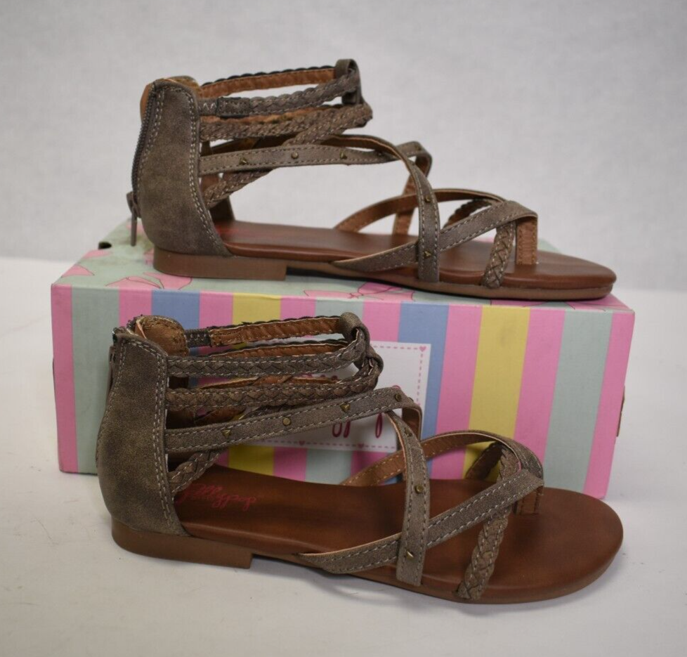 Jellypop KZ2EES Galway Girls Grey Multi Distress Gladiator Sandal