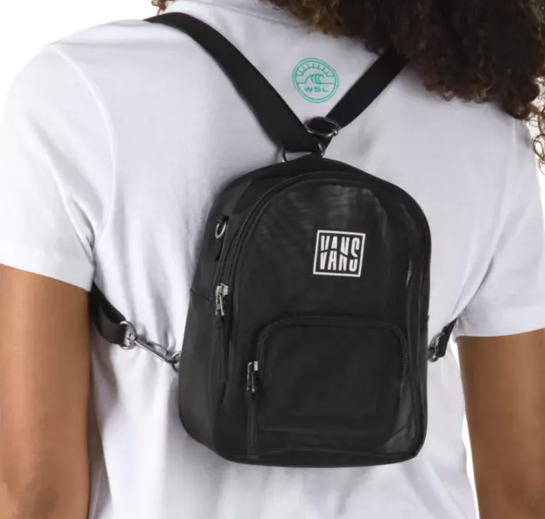 mini mesh backpack