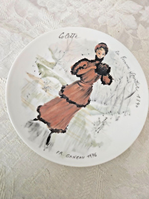 D'Arceau-Limoges ''Les Femmes Du Siecle'' 1890 Collector Plate Colette