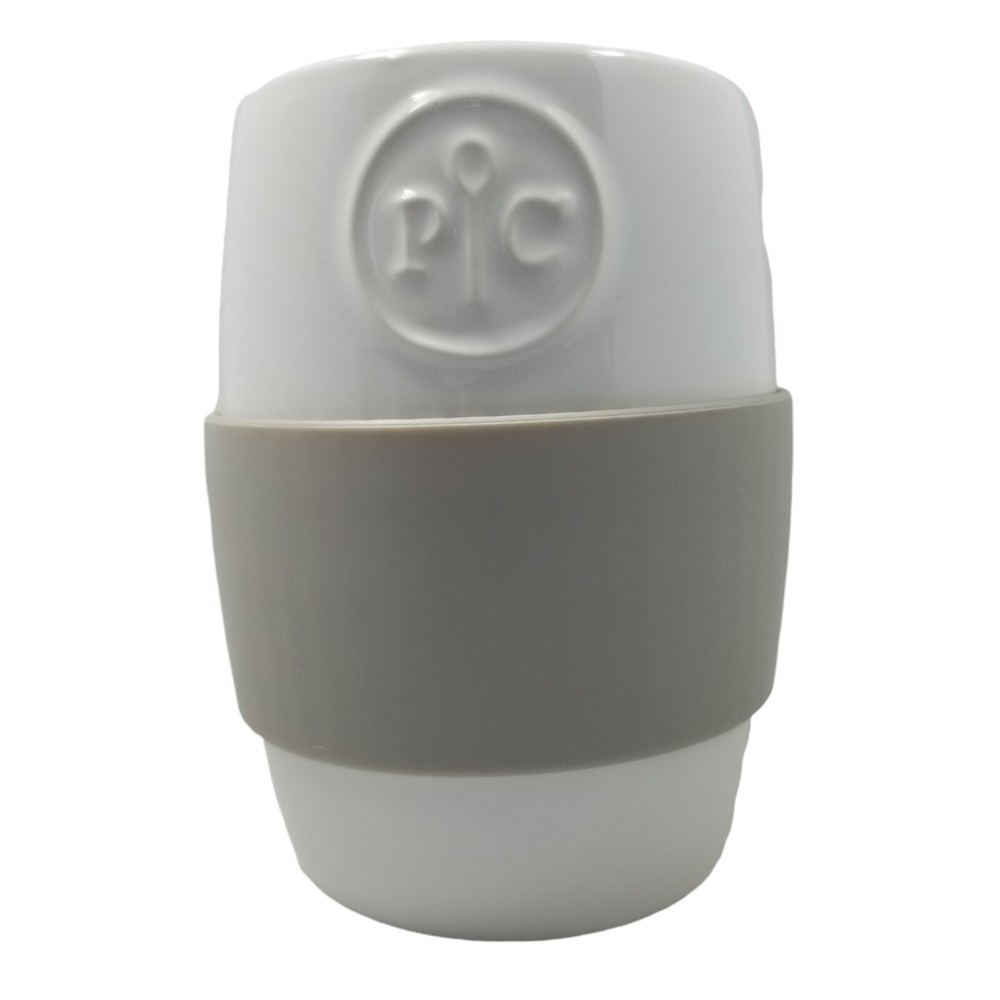 Pampered Chef Ceramic Egg Cooker #1529 NO LID Silicone sleeve replacement clean
