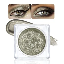 Eyeshadow Single Shimmer, High-Pigment Monochrome Eye Shadow Pressed Powder,
