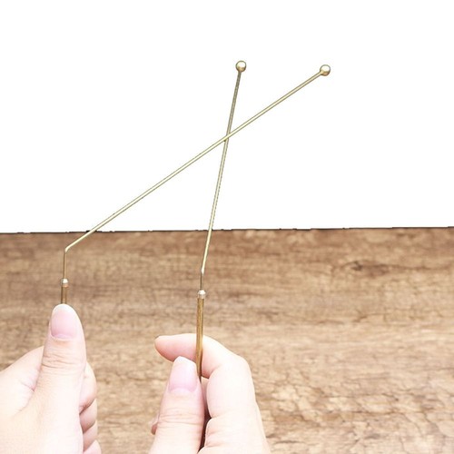 2Pcs Professional Divination Rod Adjustable Dowsing Rods Finding Gold - Picture 4 of 6