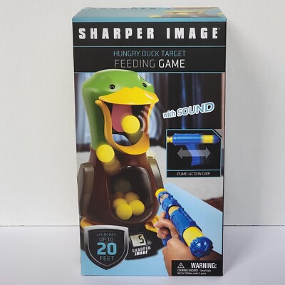 Sharper Image Hungry Duck Target Feeding Game With Sound 2018 BRAND NEW IN BOX
