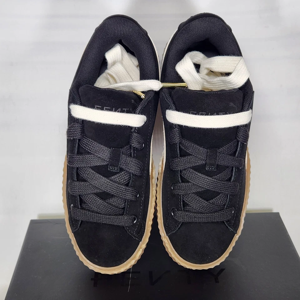 Tamanho 5.5 Big Kids - PUMA x Fenty Creeper Phatty Jr - Puma Black / Warm Whi / Gum - Imagem 3 de 4