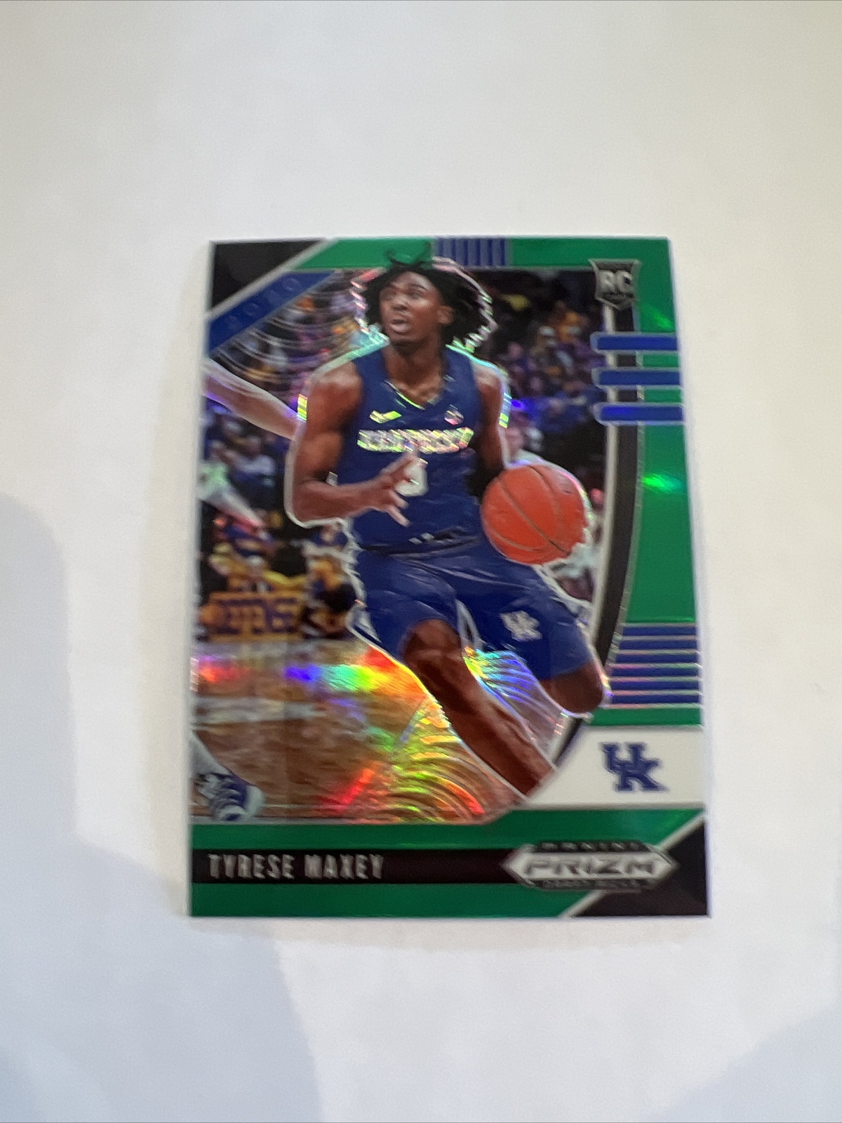 2020-21 Panini Prizm DP Silver Prizm Rookie #54 Tyrese Maxey Philadelphia 76er's