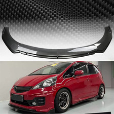 Carbon Fiber Front Bumper Lip Spoilersplitter Kit For 2006-2008 Honda Fit