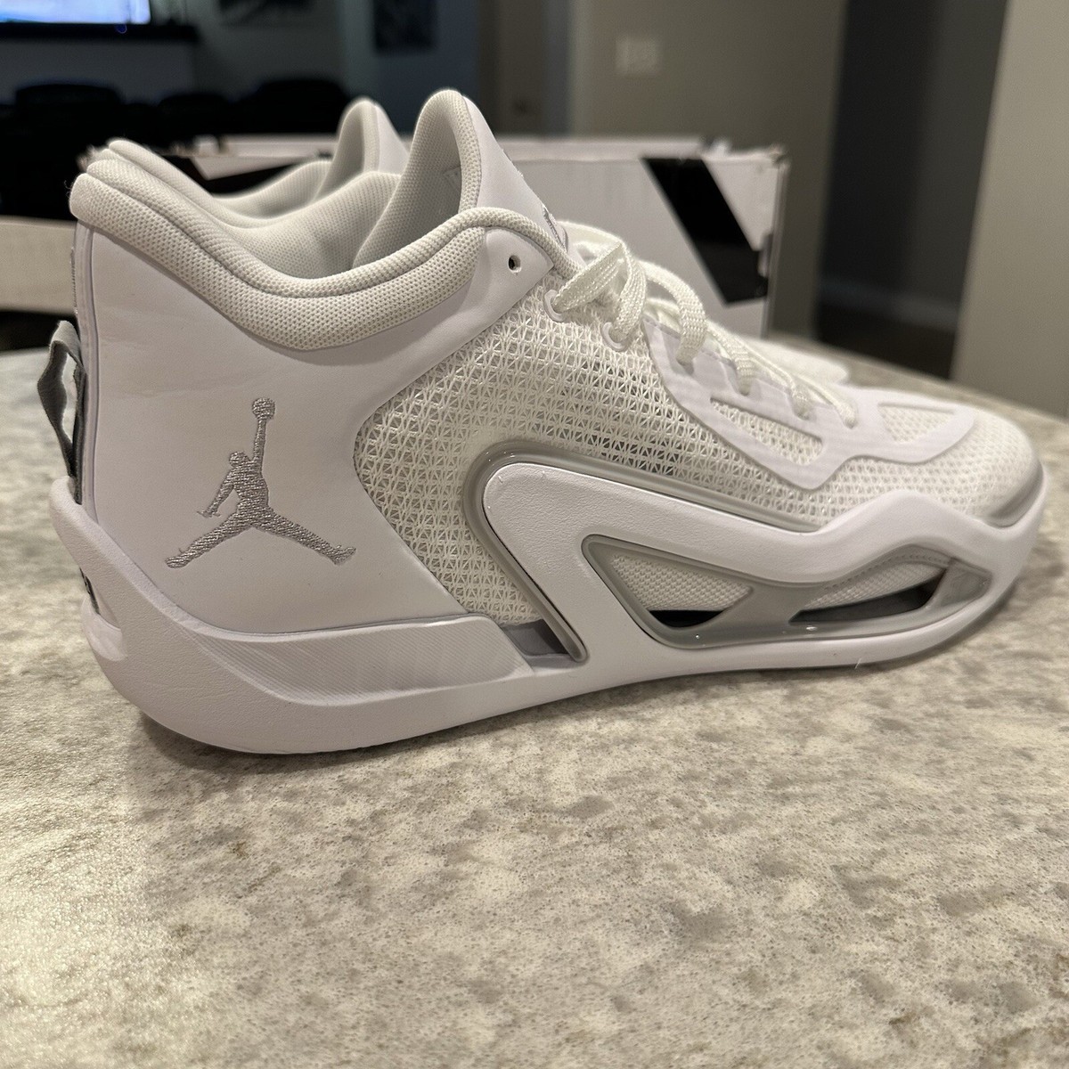 Size 11 - Jordan Tatum 1 TB Pure Money White Grey Basketball Shoes