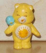 1984 Kenner Care Bears Funshine Bear Mini Pvc Figure Vintage 80's 1