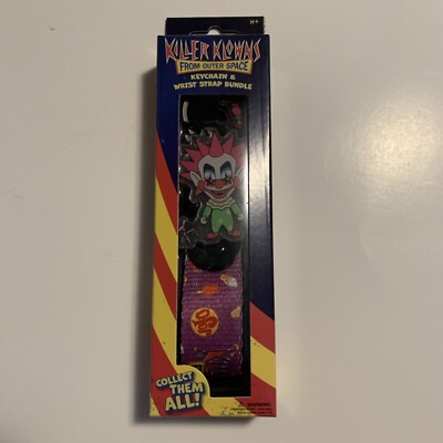 Killer Klowns from Outer Space Keychain and Wrist Strap Bundle