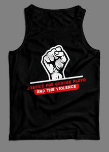 JUSTICE FOR GEORGE FLOYD BLM END THE VIOLENCE CUSTOM TANK ...