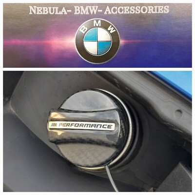 GENUINE CARBON FIBRE. BMW FUEL FILLER CAP M PERFORMANCE. F20 F30 F32 F40 M3 M4 