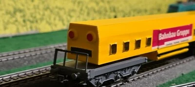 ☆ MÄRKLIN H0 ☆ TIEFLADEWA. 4617 / 4618 ☆ KOMMANDOZENTRALE BAHNBAU GRUPPE EVP  - Bild 1 von 4