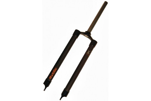 eXotic Rigid Carbon MTB Fork, PM Post Mount Disc Brake, 44.5cm for 26in Wheel - Picture 3 of 12