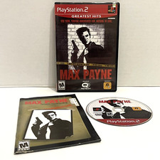 Max Payne - Rockstar - Sony PlayStation 2 PS2 Video Game CIB - TESTED & WORKS!