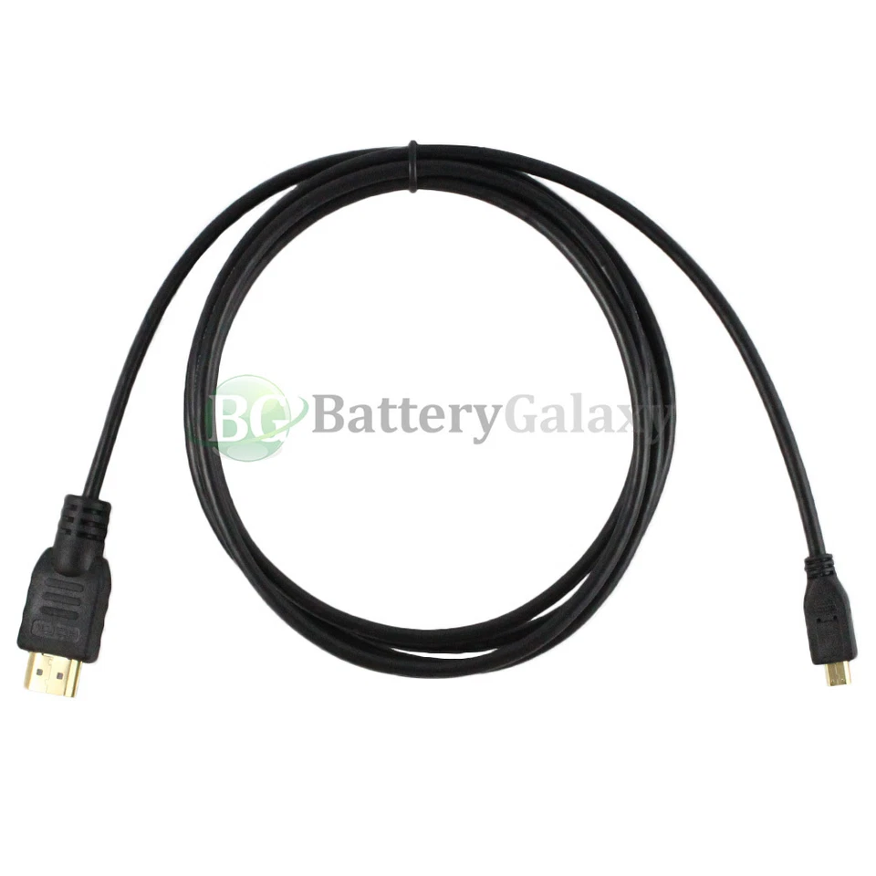 Cable HDMI a Micro HDMI 1.4 de 6 pies para HTC EVO 4G Motorola Xoom Atrix 2 Droid X Foto 2 de 4