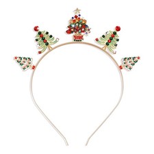 FAERLIIRY Christmas Headband Alloy Tree Headbands 5,