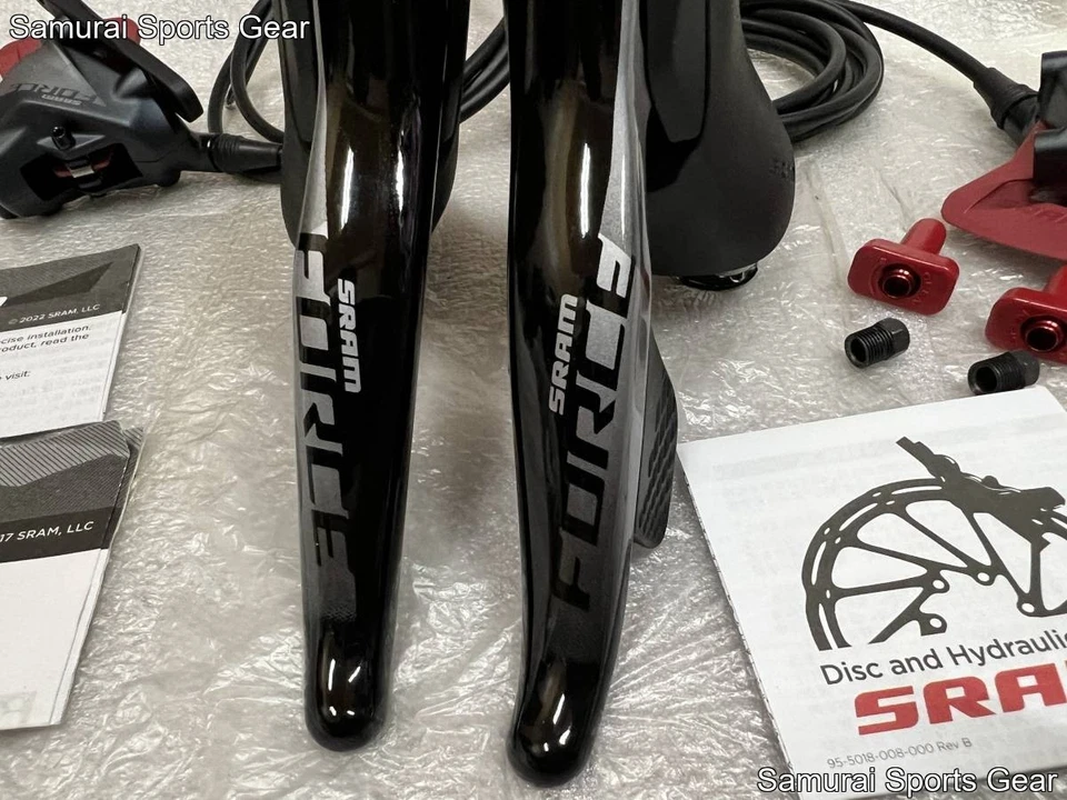 Brand New SRAM Force eTap AXS 2x12s Road Bike Disc HRD Brake Set - Image 2 of 4