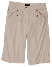 Armani Womens Bermuda Shorts W28 Medium White Cotton BA01