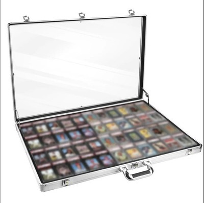 Karte zeigen Display Case Aluminium verschließbare Trading Card Display Case