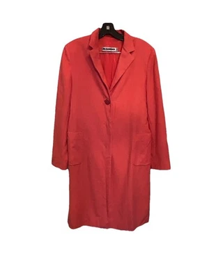 Jil Sander Duster Coat 38 Cashmere Silk Minimalist Designer Made Germany READ