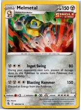 Melmetal Holo Rare SWSH08: Fusion Strike 189/264 NM Holo