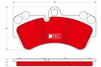 Bremsbelagsatz Scheibenbremse Dtec Cotec TRW GDB1547DTE FüR VW 9PA Touareg 7LA