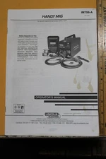 2004 Lincoln Electric Handy MIG Operator Manual IM756-A 10919 11205