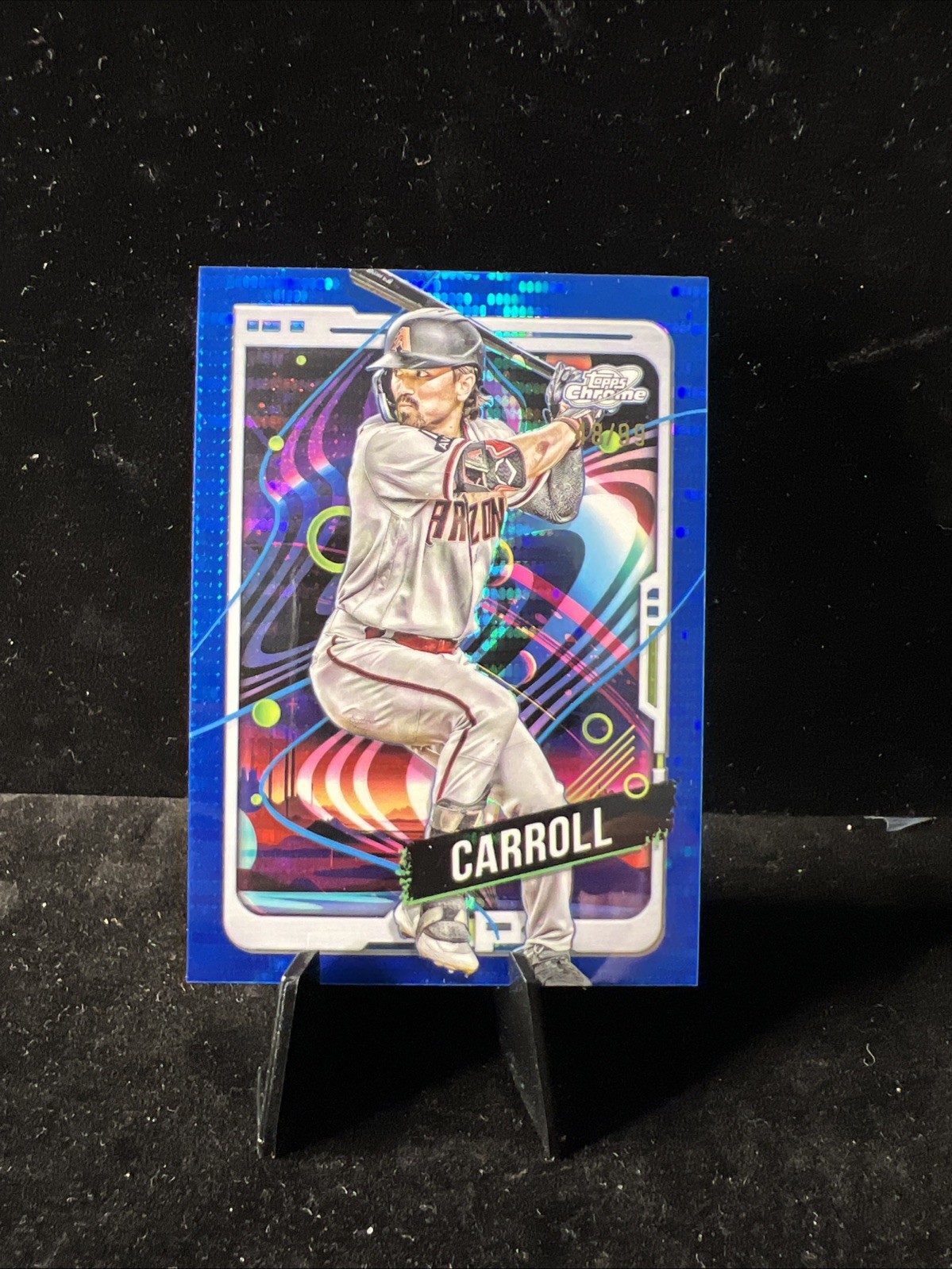 2024 Topps Cosmic Chrome - Corbin Carroll #178 Blue Moon Refractor /99