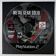 Metal Gear Solid 2: Sons of Liberty (Sony PlayStation 2 PS2, 2001) TESTED DISC