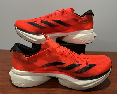 Adidas Adizero Adios Pro 3 Men Size 13 Scarlet Black Red