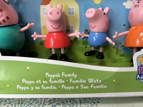Peppa Pig Peppa's Adventures Peppa's Family Figure 4-Pack - Imagen 4 de 5