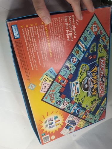 Vintage 1999 Hasbro Collectors Edition Monopoly Pokemon Board Game 100% Complete - Picture 4 of 14
