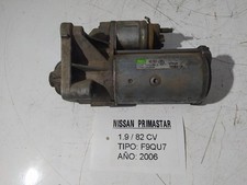 Démarreur Nissan PRIMASTAR