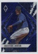 2021 Panini Chronicles Phoenix Blue Velocity Cristian Javier #16 13x1
