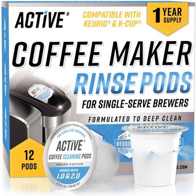 K-Cup Compatible Keurig Cleaning Pods - Quick-Rinse Cleaners for Single Serve...