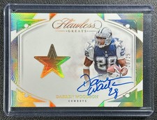 DARREN WOODSON 2024 PANINI FLAWLESS #G-DWN GREATS AUTO 20/25 COWBOYS
