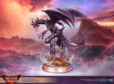 Yu-Gi-Oh! Red-Eyes B.Dragon Violet Édition PVC Statue FIRST4FIGURES