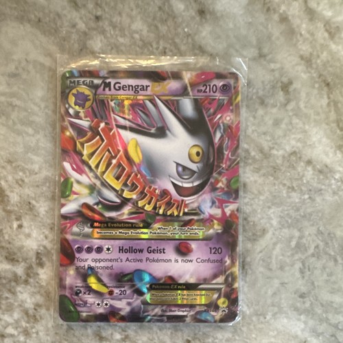 Pokemon TCG M Gengar EX XY166 Full Art Holo Promo 210HP ENG - Picture 7 of 7