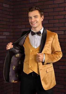 BRAND NEW unisex Harry Potter Hufflepuff Deluxe Blazer jacket FANCY JACKET