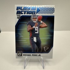 2024 Donruss Optic Michael Penix Jr. Play Action Rookie #4 Atlanta Falcons