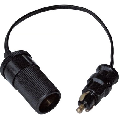 Baas Bikeparts Adapter DIN-Stecker 12mm zu ZIG-Dose 21mm mit Kabel BMW Triumph
