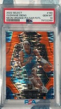 2022-23 Select OUSMANE DIENG NEON ORANGE Pulsar /30 PSA 10 Gem Mint
