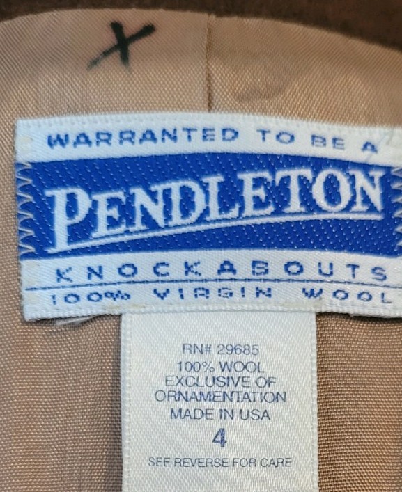Vintage Pendleton Knockabouts 100% Wool Houndstoo… - image 15